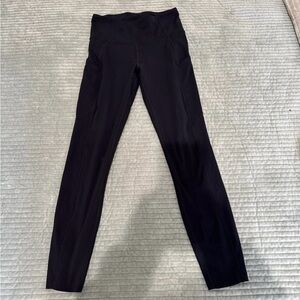 Black High-Waist Performance Leggings